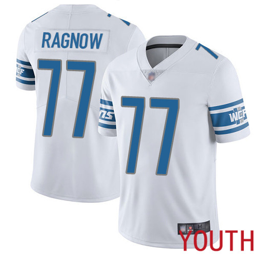 Detroit Lions Limited White Youth Frank Ragnow Road Jersey NFL Football #77 Vapor Untouchable->youth nfl jersey->Youth Jersey